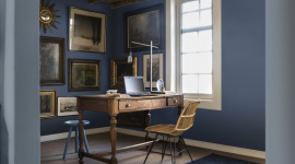 Domowa galeria w pięknej oprawie kolorystycznej