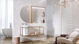 Ułóż wzór jodełki z płytek ceramicznych